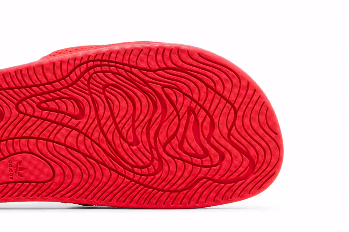 Pharrell x adidas Boost Slides Active Red, view 6