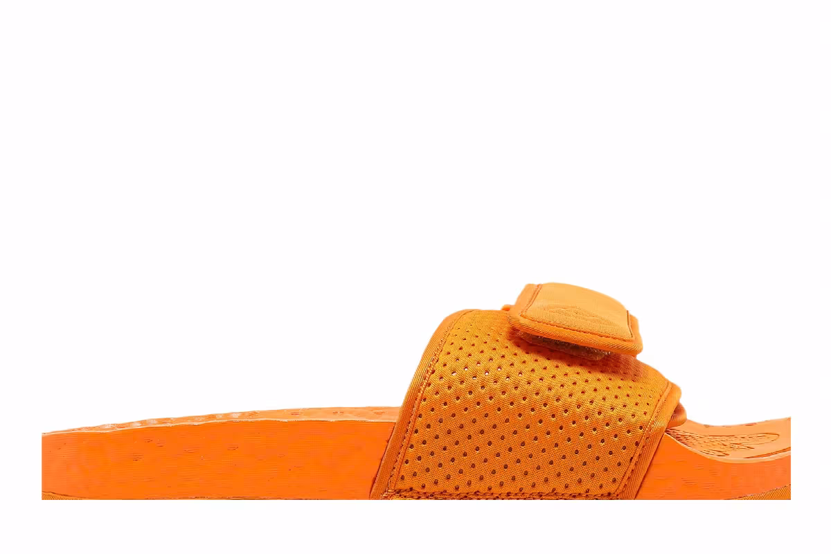 Pharrell x adidas Boost Slides Orange, view 3