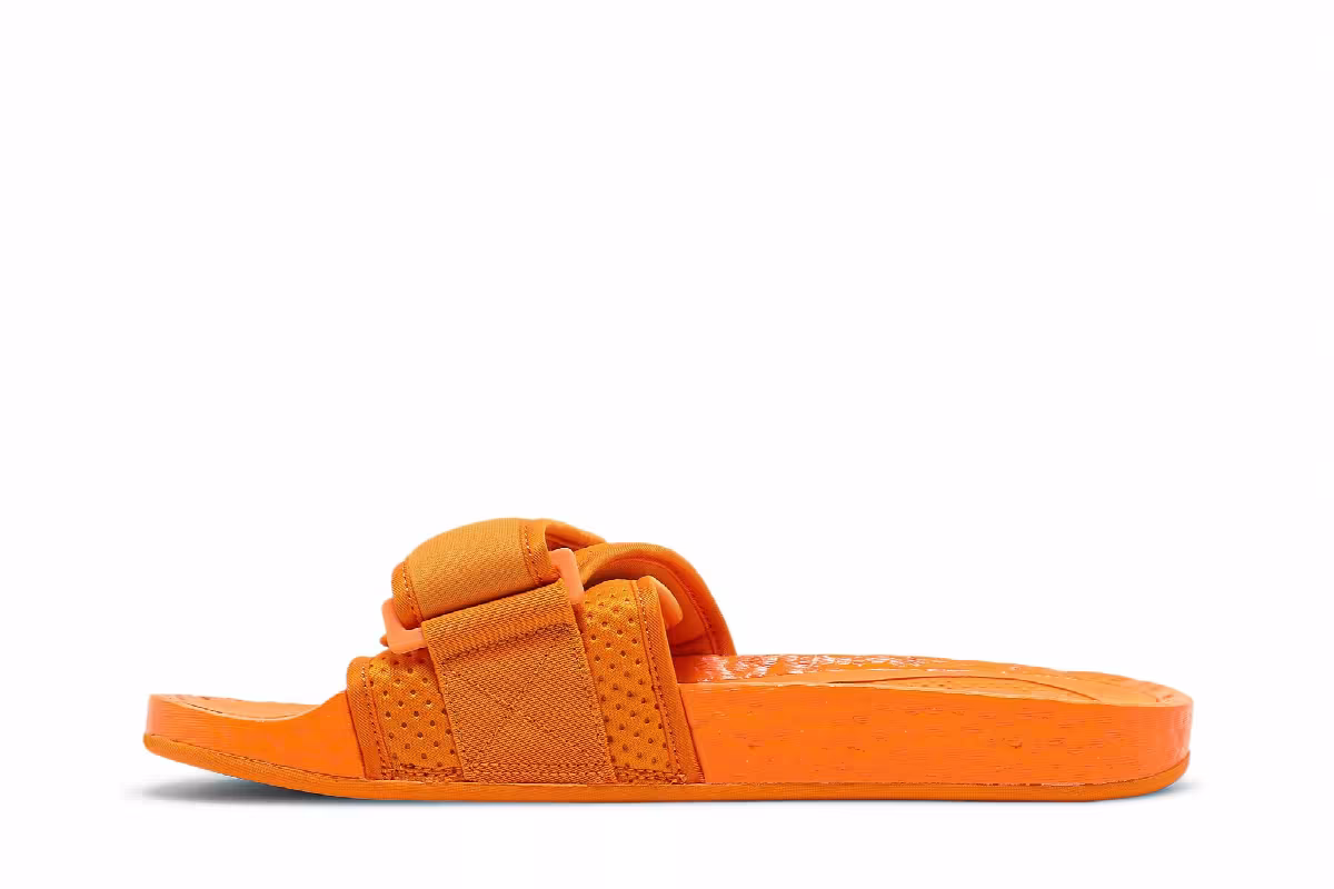 Pharrell x adidas Boost Slides Orange, view 4
