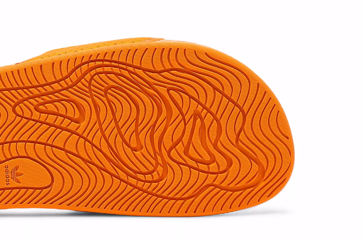 Pharrell x adidas Boost Slides Orange, view 6