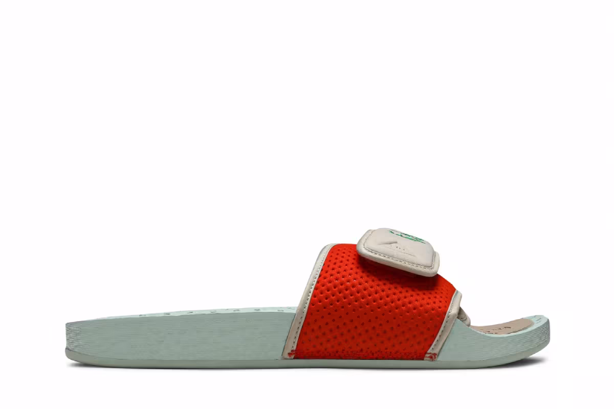 Pharrell x NIGO x adidas HU Chancletas Slides Friendship Pack, view 2