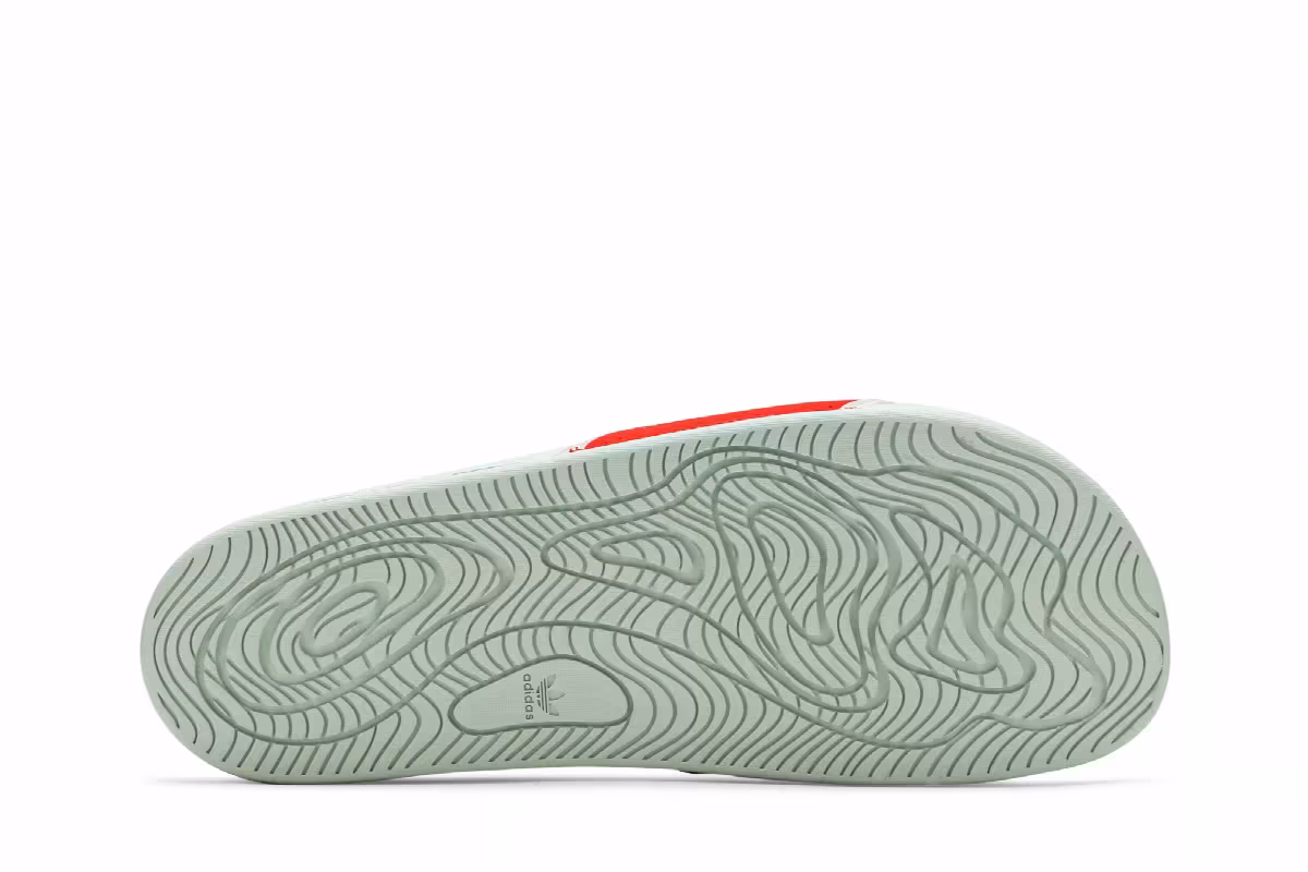 Pharrell x NIGO x adidas HU Chancletas Slides Friendship Pack, view 5