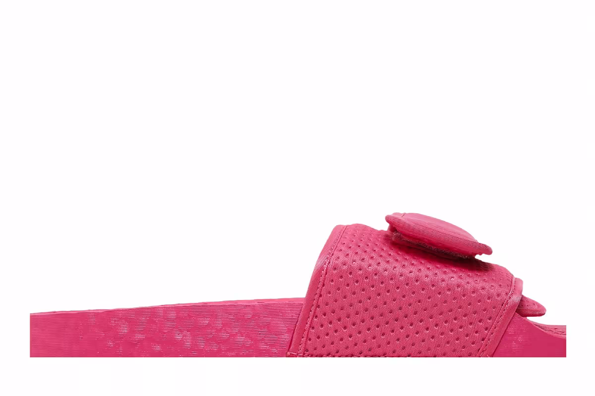 Pharrell x adidas Boost Slides Semi Solar Pink, view 3