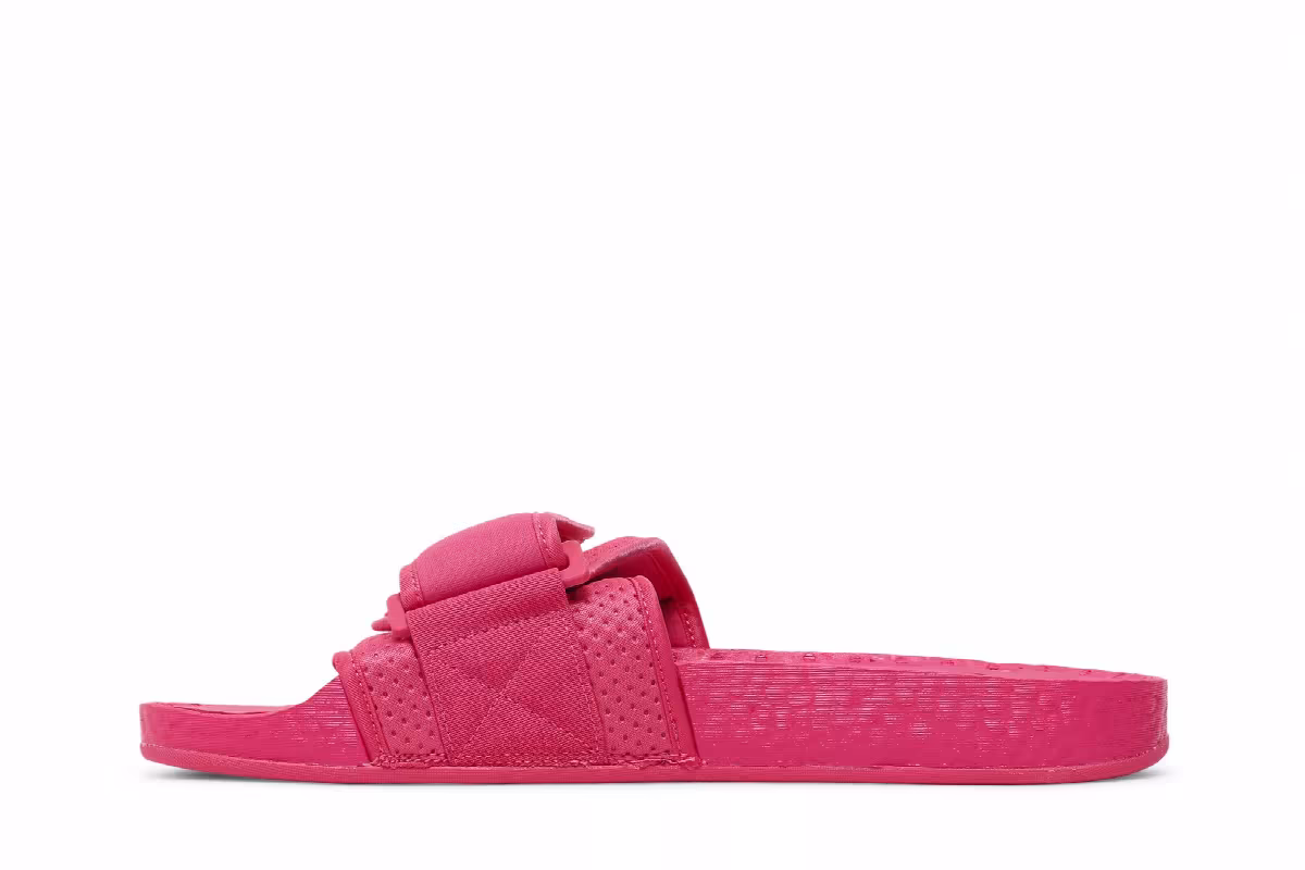 Pharrell x adidas Boost Slides Semi Solar Pink, view 4