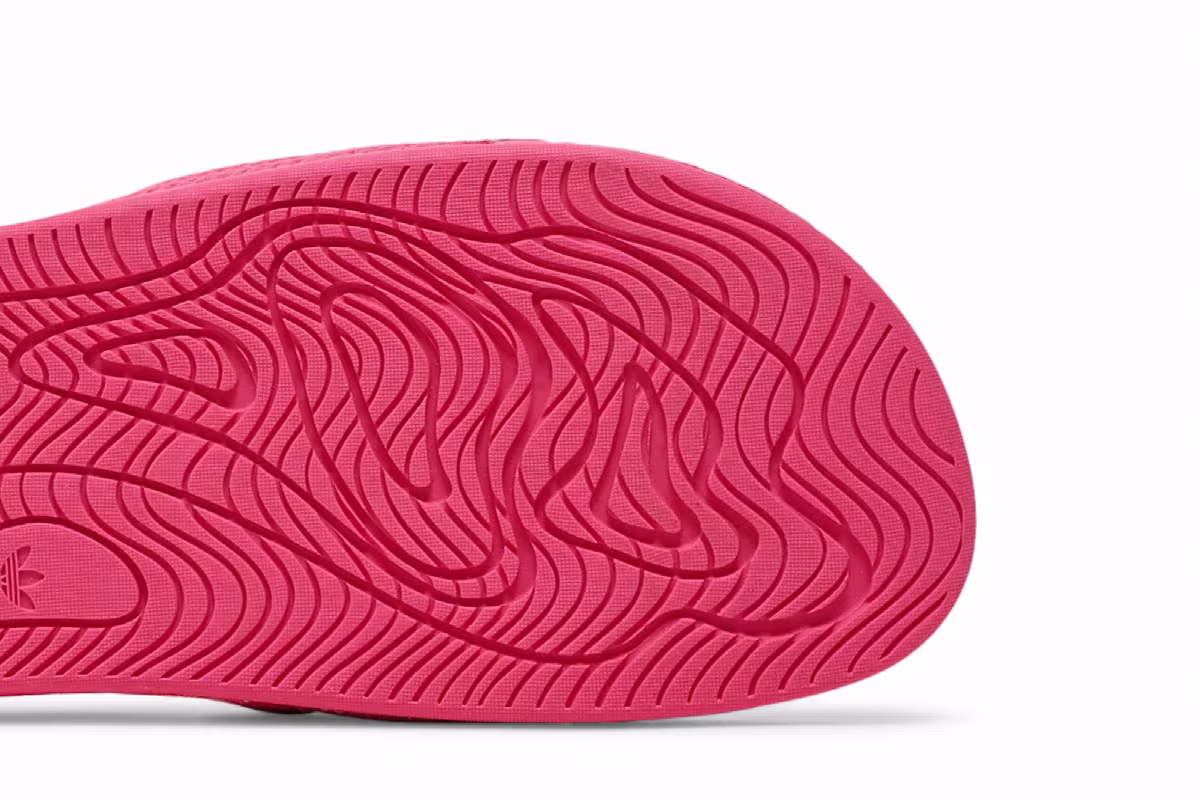 Pharrell x adidas Boost Slides Semi Solar Pink, view 6