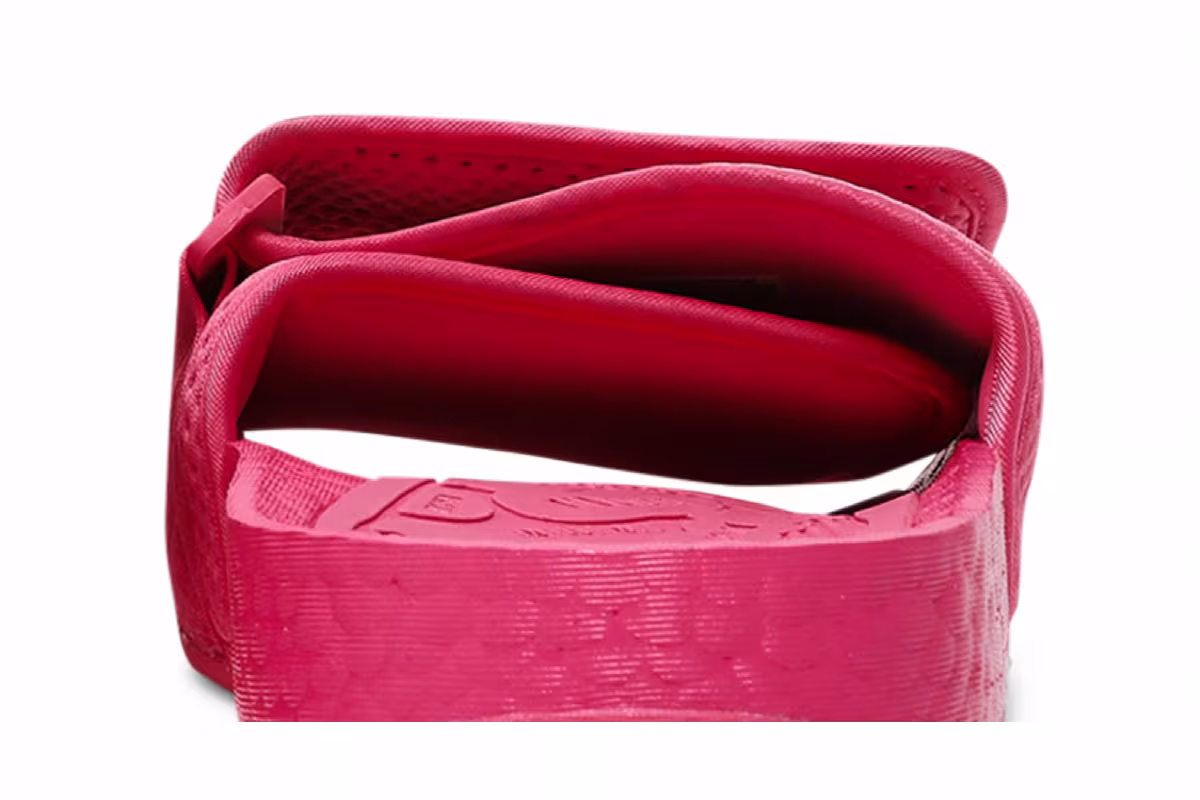 Pharrell x adidas Boost Slides Semi Solar Pink, view 8