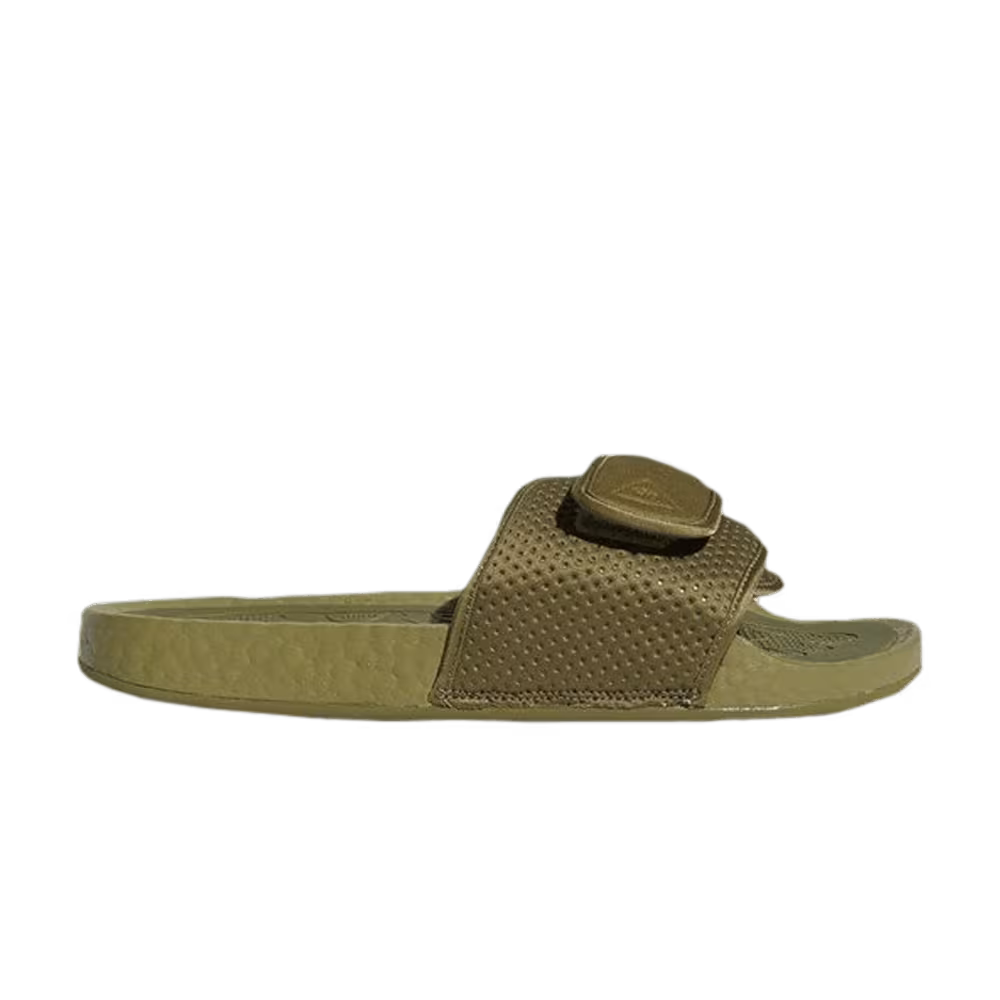 Pharrell x adidas Boost Slides Olive Cargo