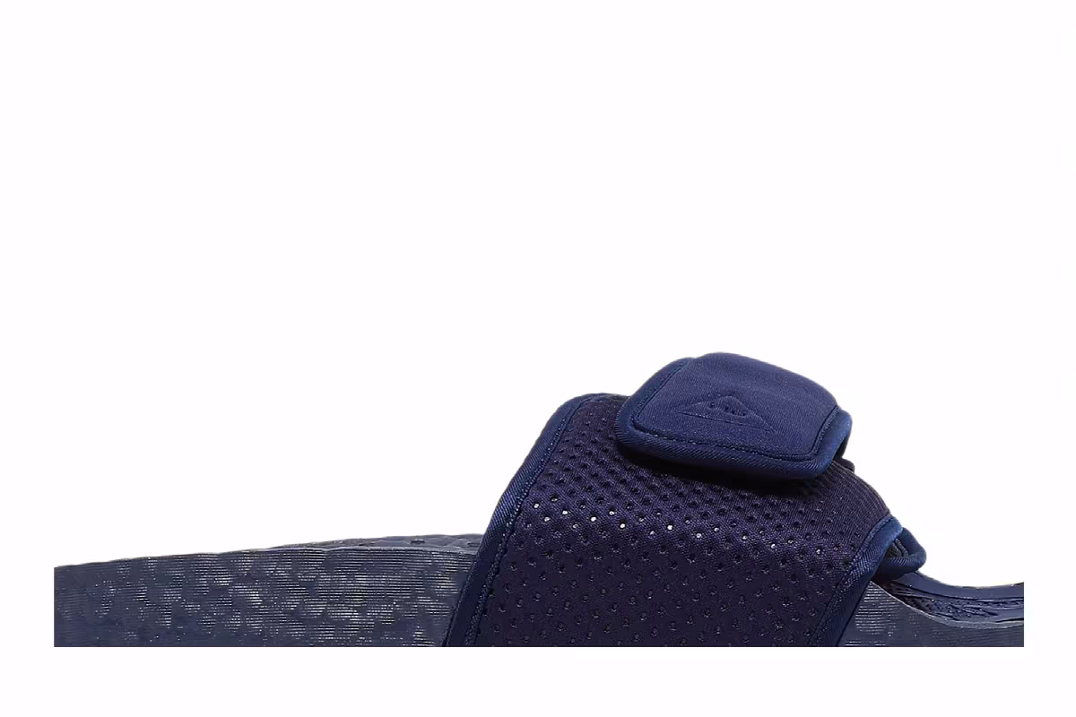 Pharrell x adidas Boost Slides Night Sky, view 3