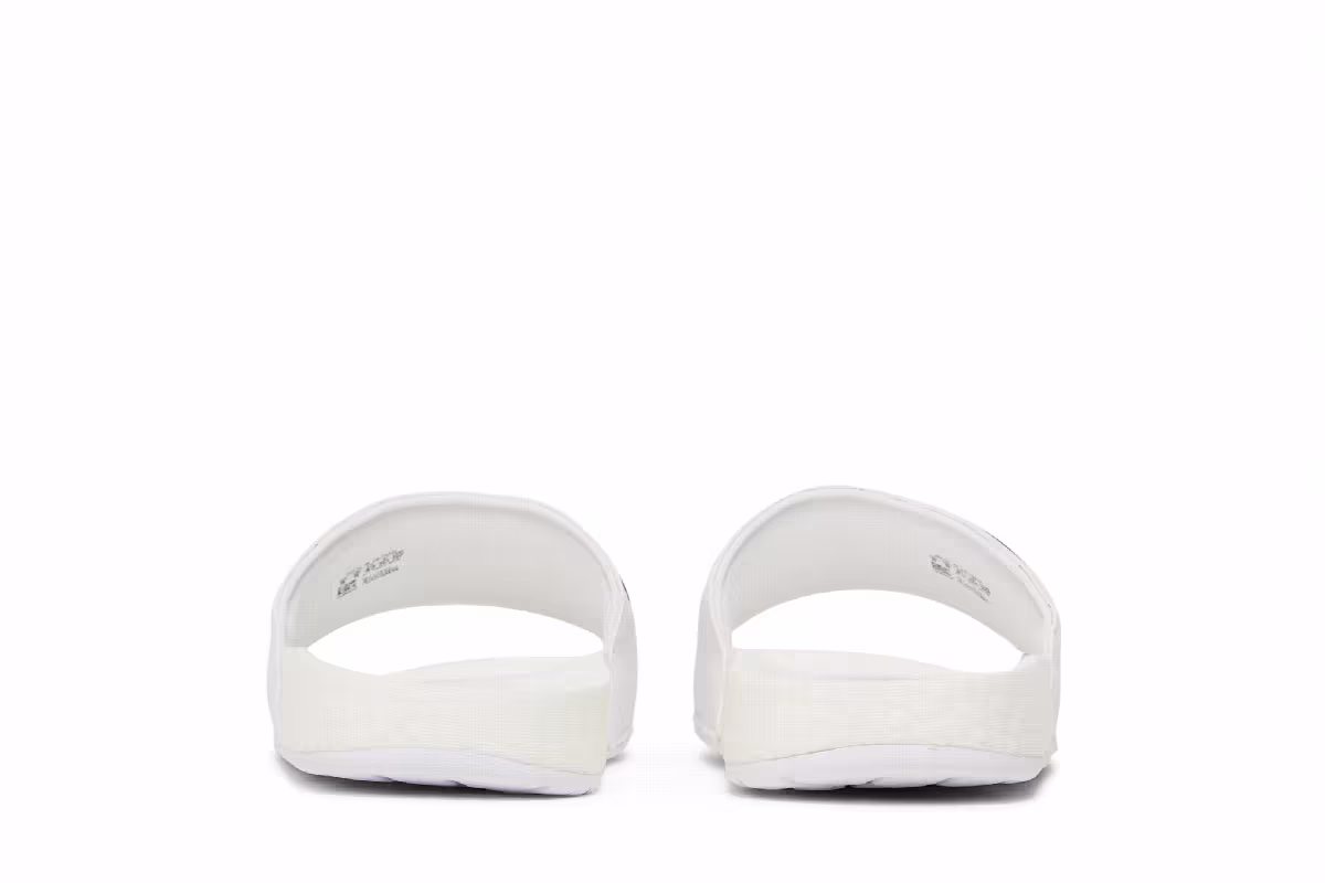 adidas Adilette Boost Slides White Black Stripes, view 7