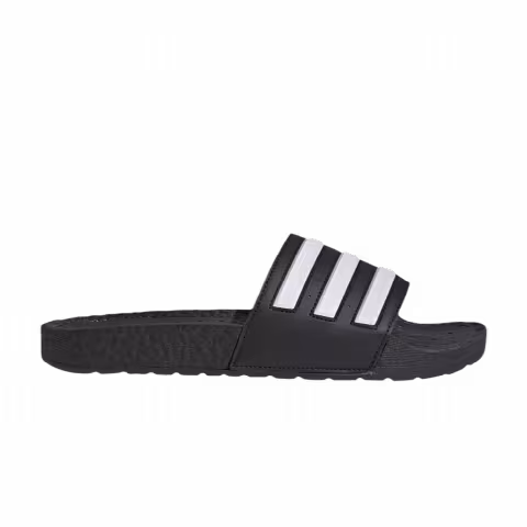 adidas Adilette Boost Slides 'Black White Stripes'