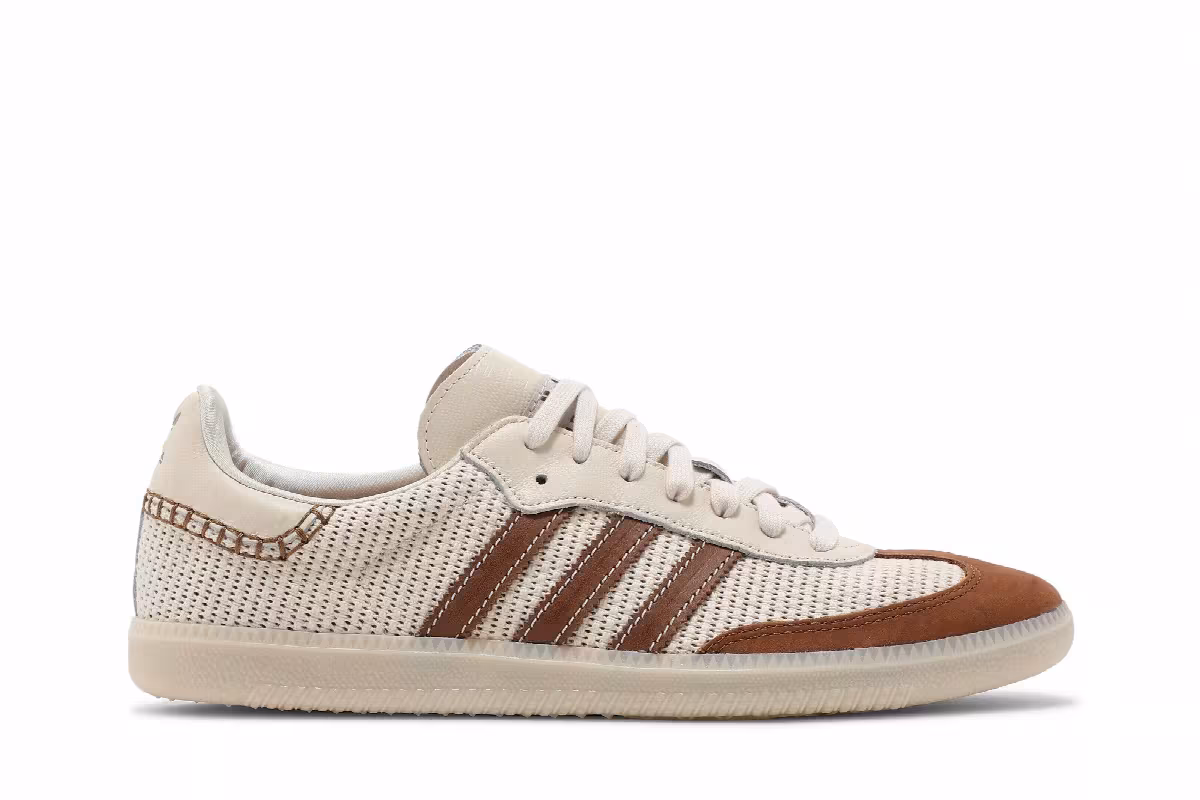 Wales Bonner x adidas Samba Cream Brown, view 2