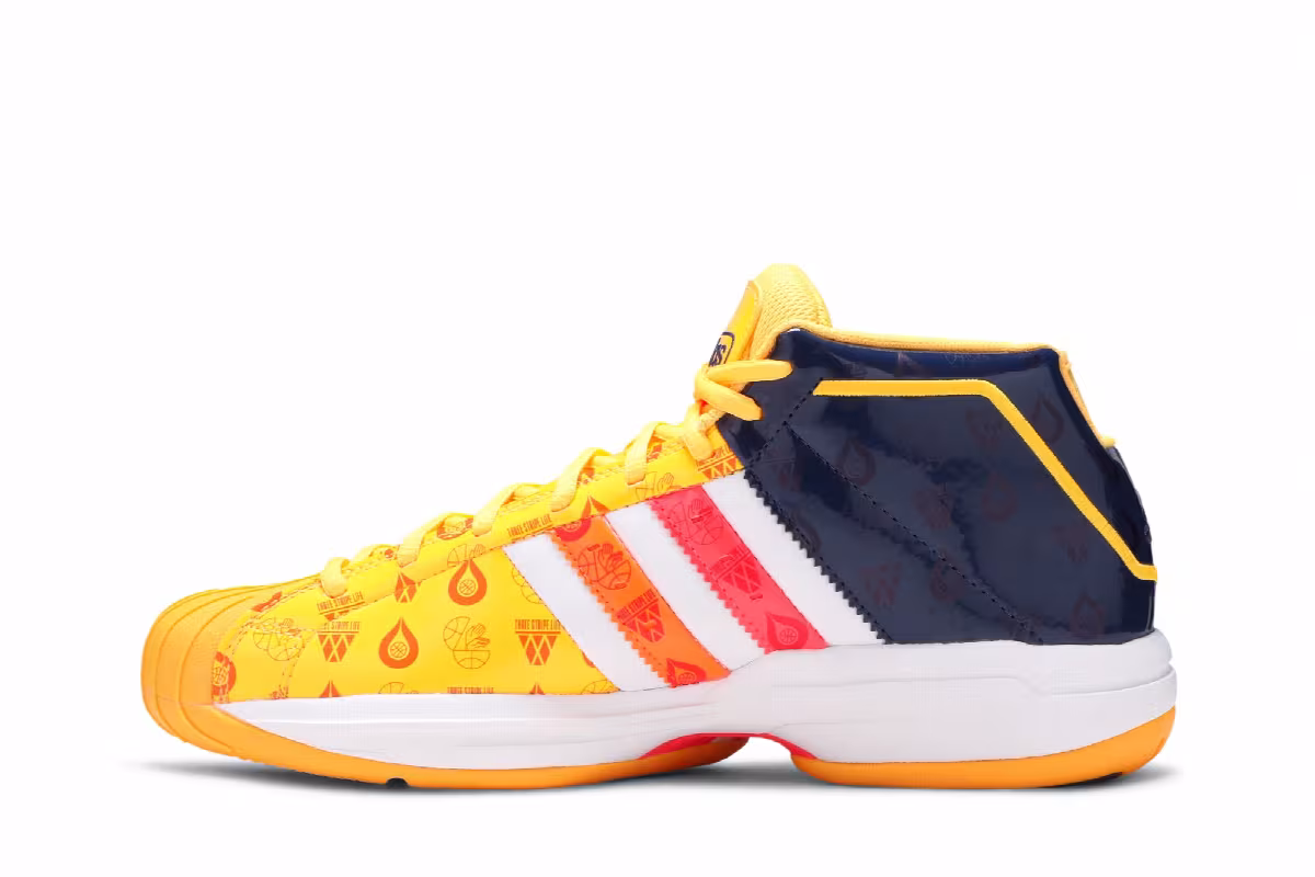 Adidas Pro Model 2G Signal Orange Indigo, view 4