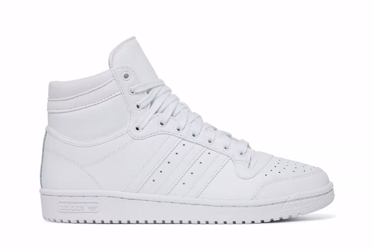 adidas Top Ten Triple White, view 2