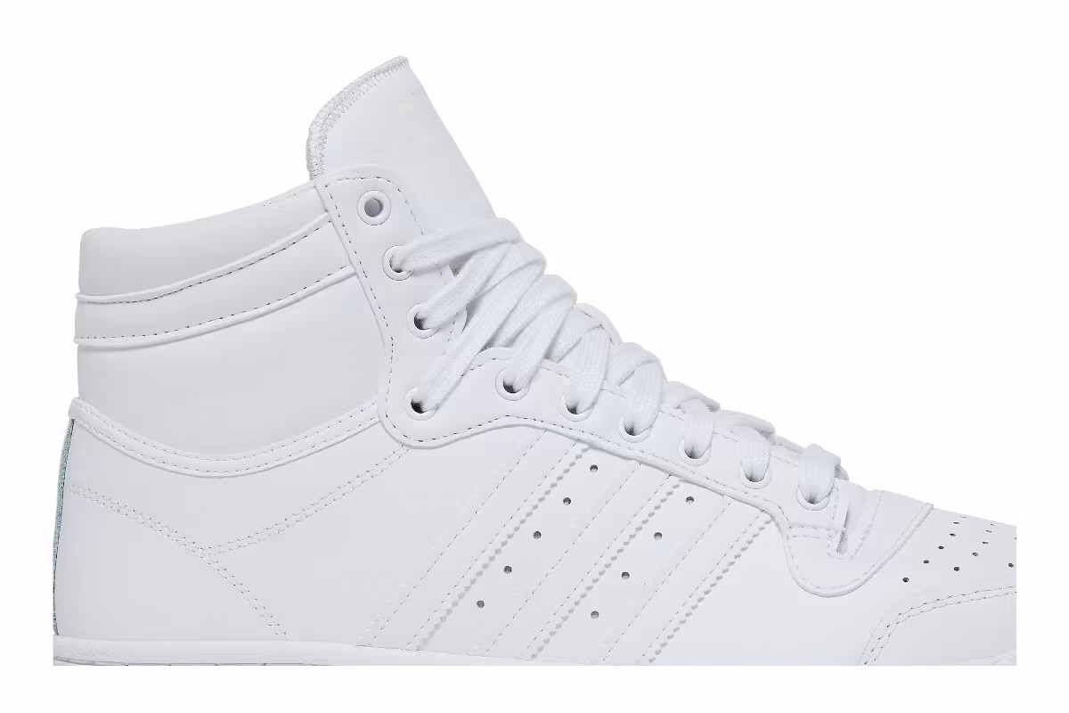 adidas Top Ten Triple White, view 3