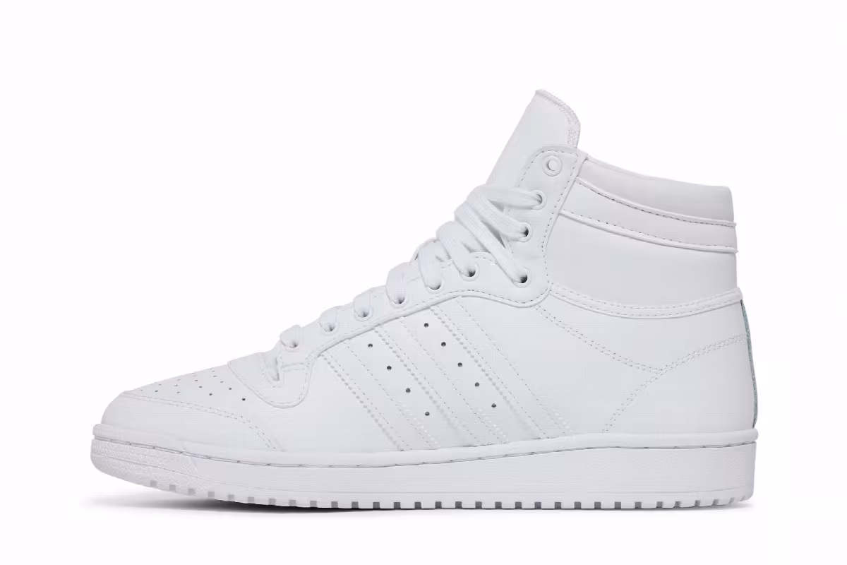 adidas Top Ten Triple White, view 4