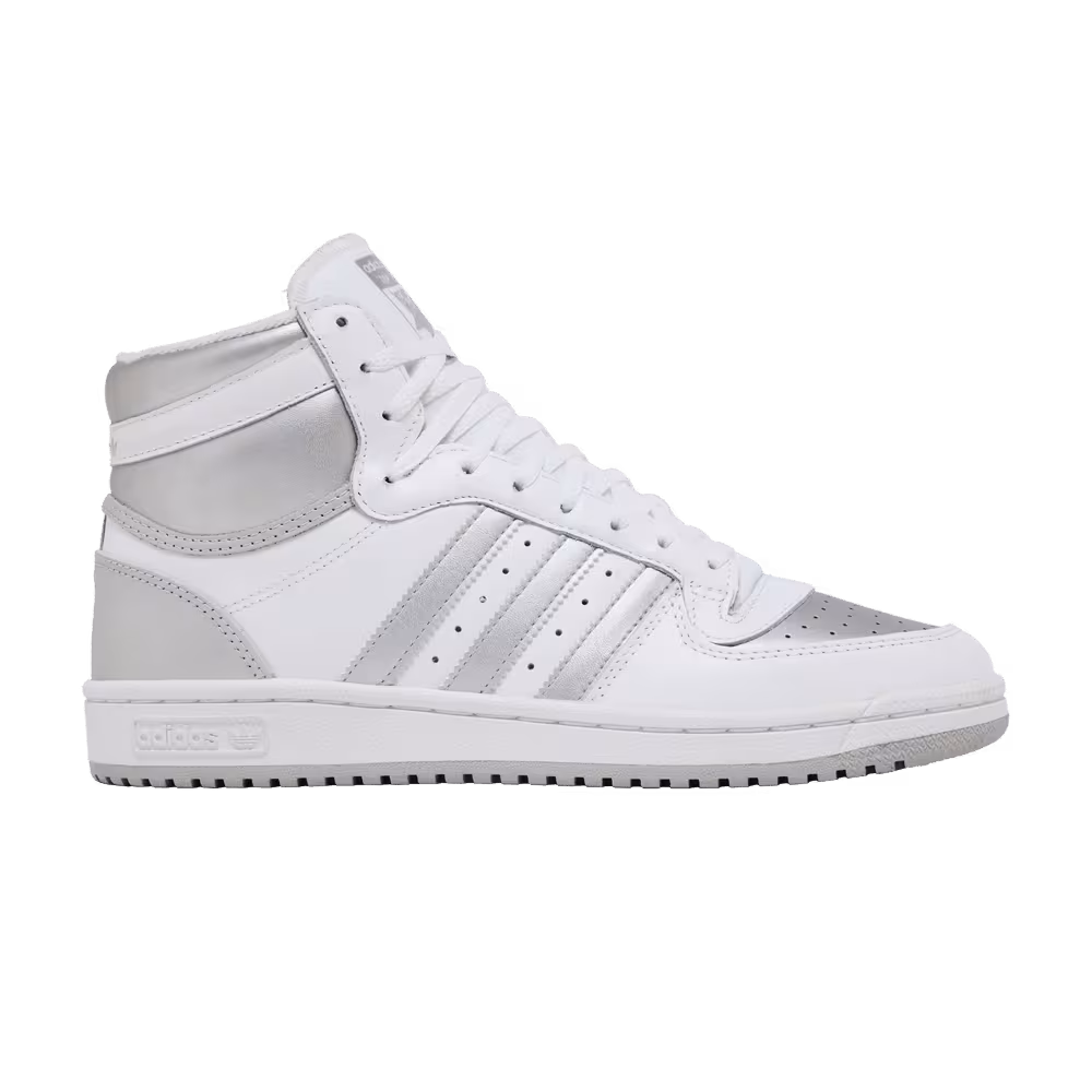 Adidas Women's Top Ten Hi Silver Toe