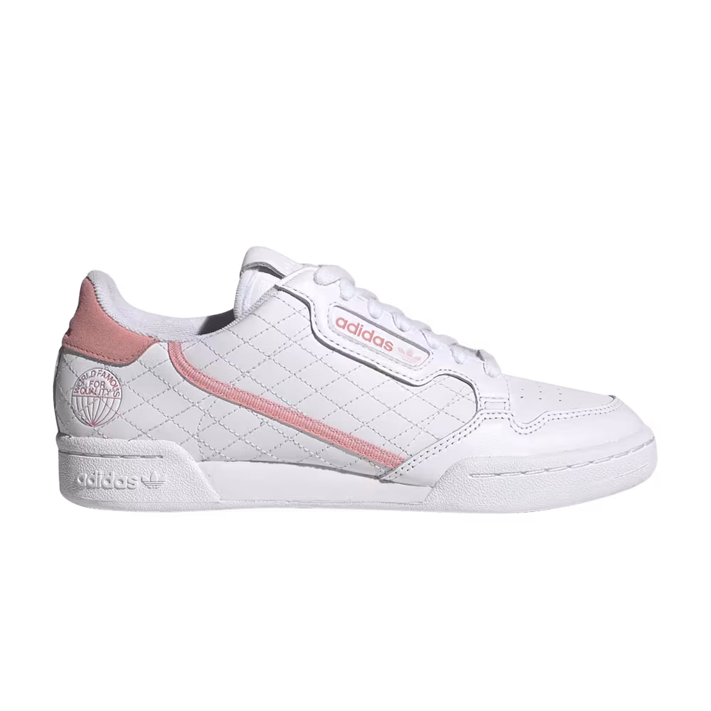Adidas Women's Continental 80 World Famous For Quality - True Pink