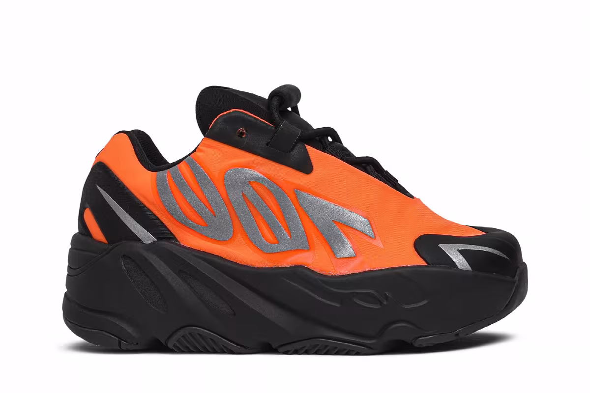adidas Yeezy Boost 700 MNVN Infants Orange, view 2