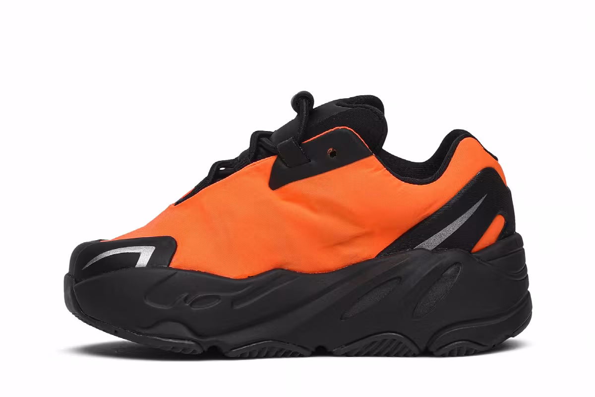 adidas Yeezy Boost 700 MNVN Infants Orange, view 4