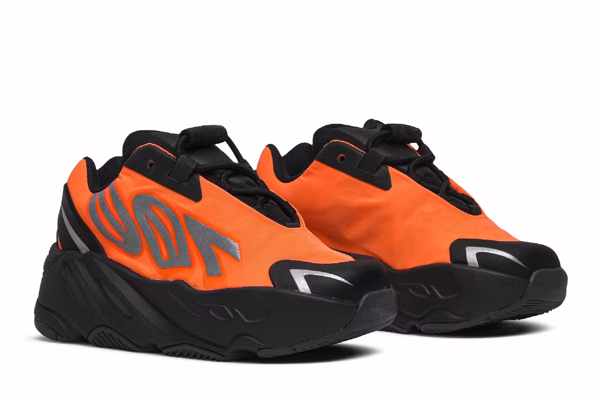 adidas Yeezy Boost 700 MNVN Infants Orange, view 9
