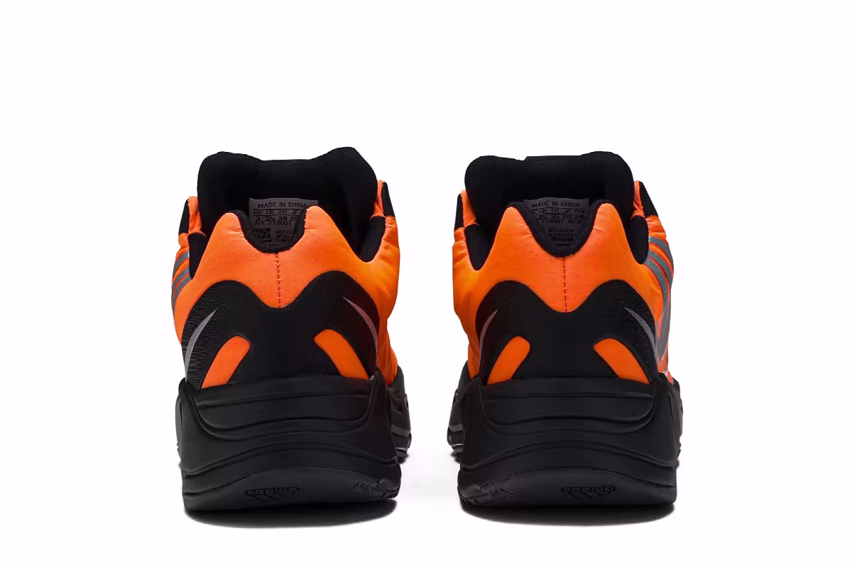 adidas Yeezy Boost 700 MNVN Kids Orange, view 7