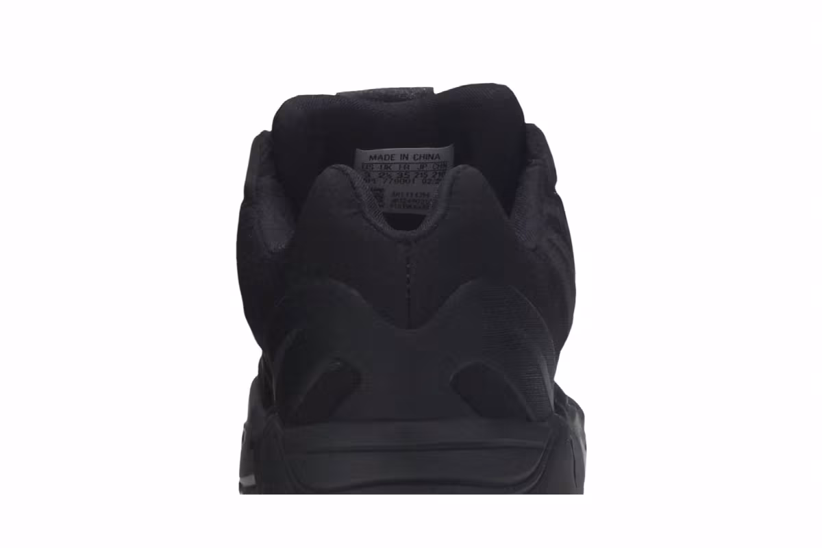 adidas Yeezy Boost 700 MNVN Kids Triple Black, view 8