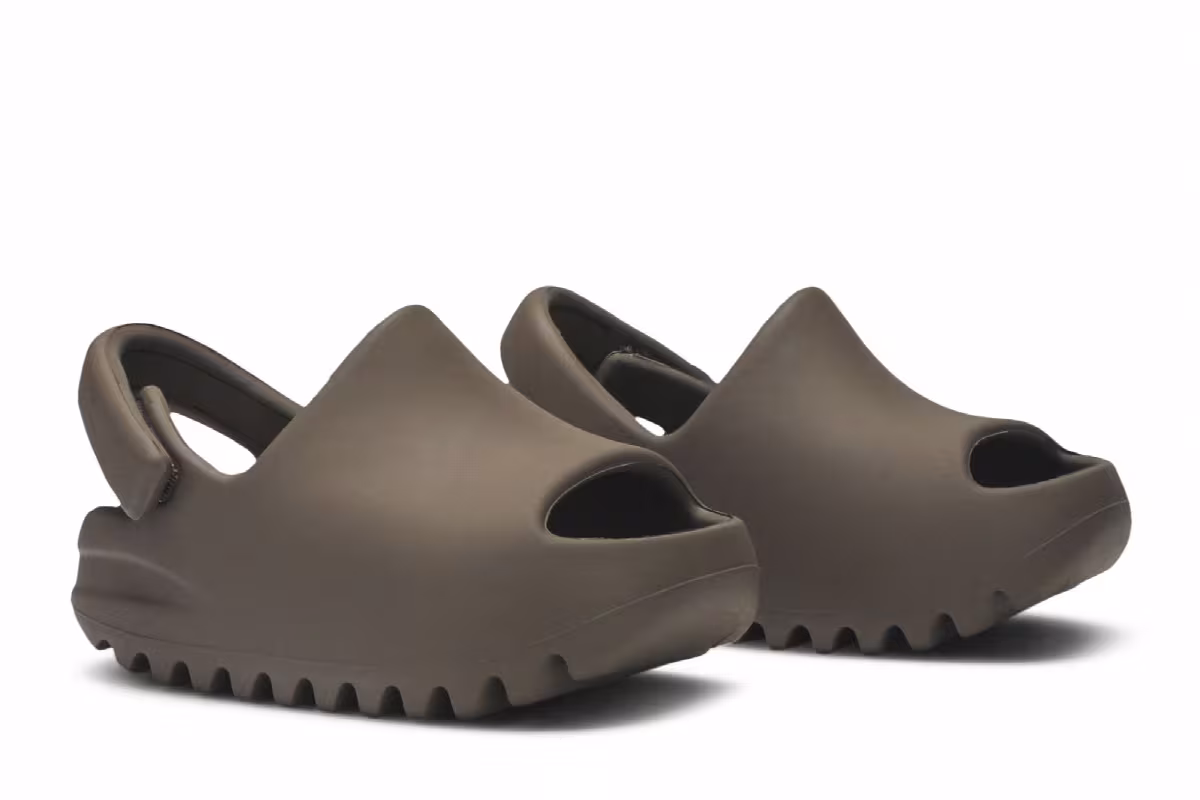 adidas Yeezy Slides Infants Earth Brown, view 9