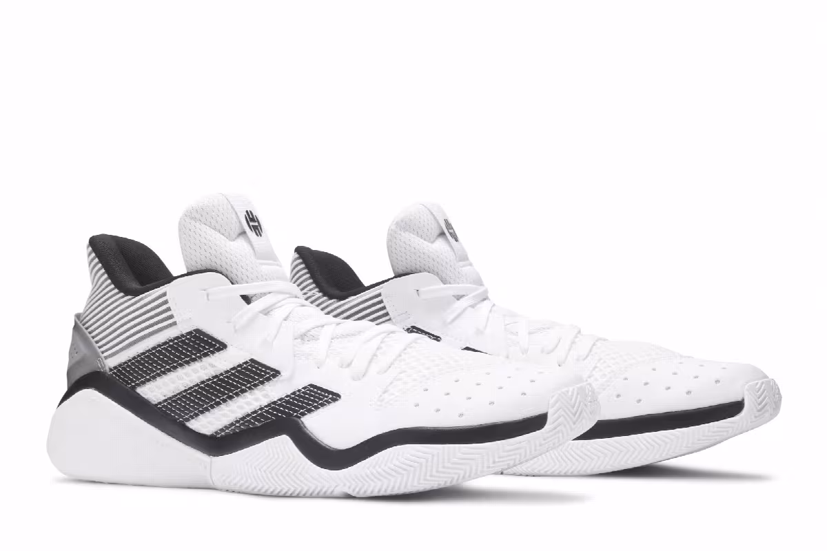 Adidas Harden Stepback Footwear White, view 9