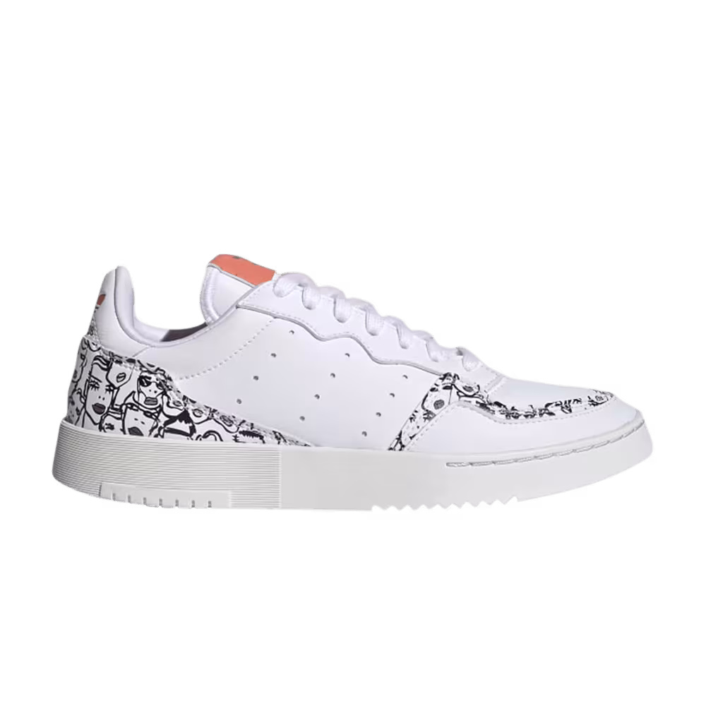 adidas Women's Supercourt Semi Coral