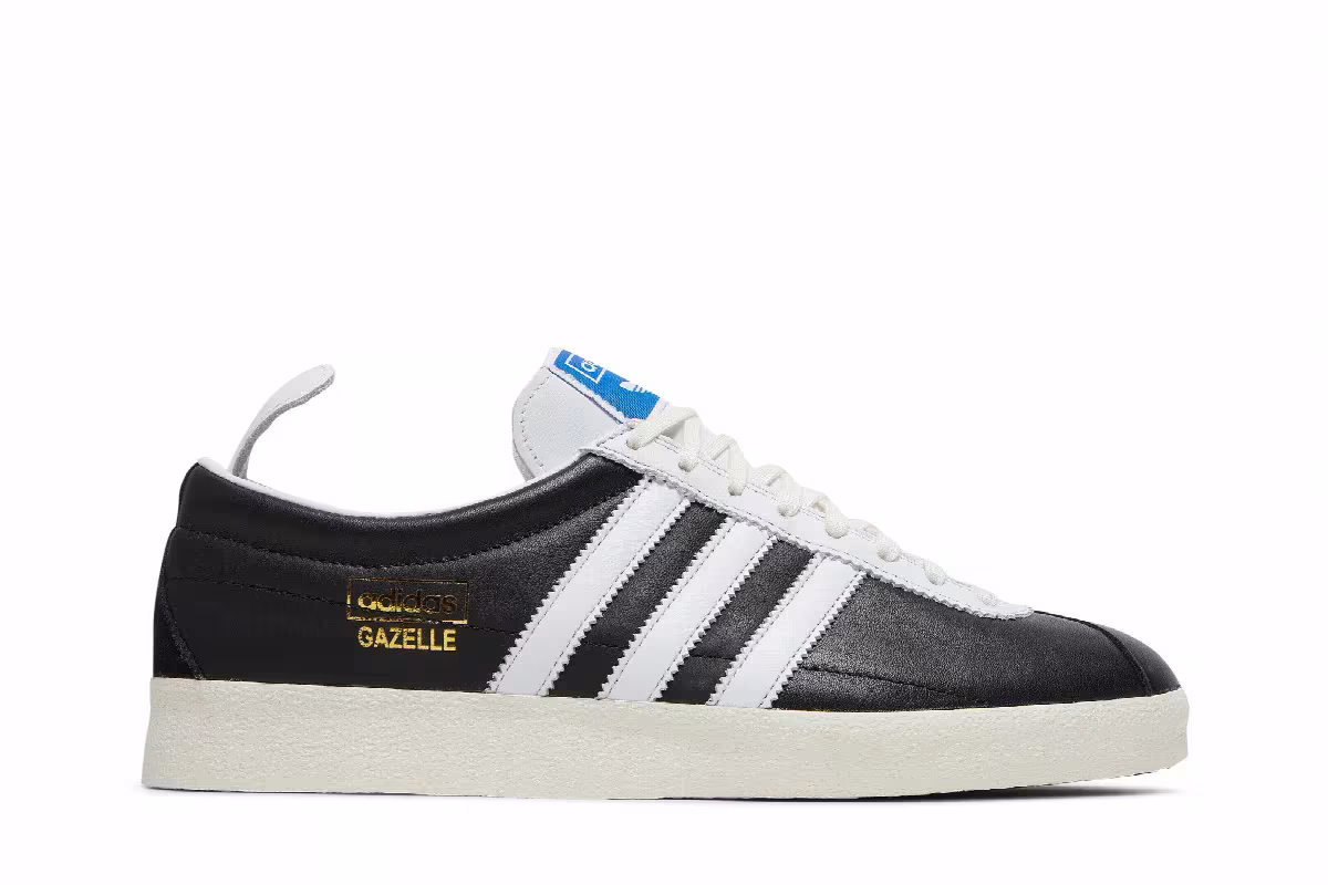 Adidas Gazelle Vintage Black Gold Metallic, view 2