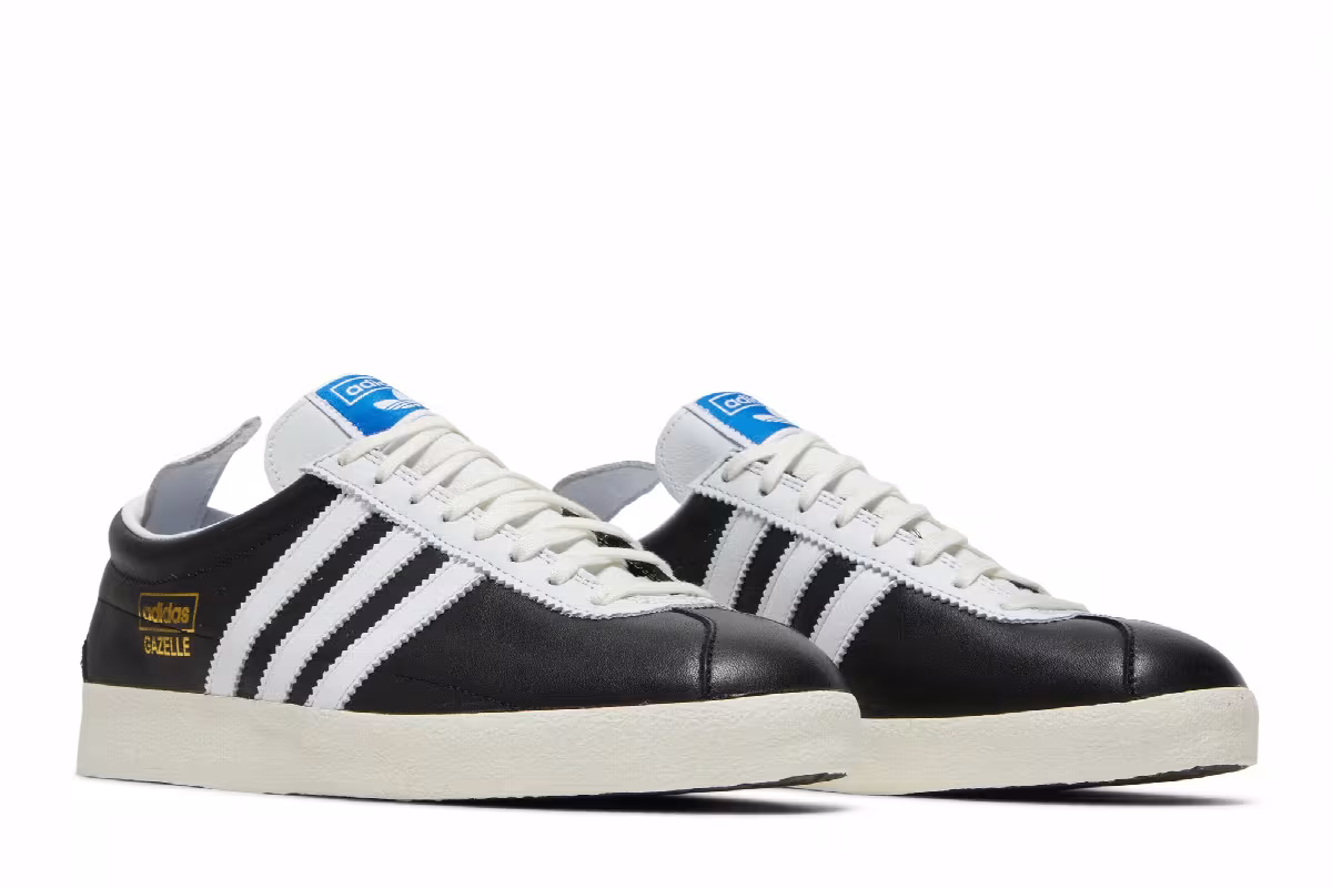 Adidas Gazelle Vintage Black Gold Metallic, view 9