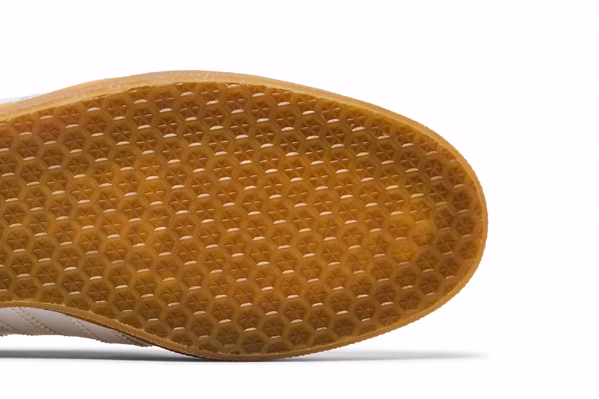 adidas Gazelle White Leather Gum, view 6
