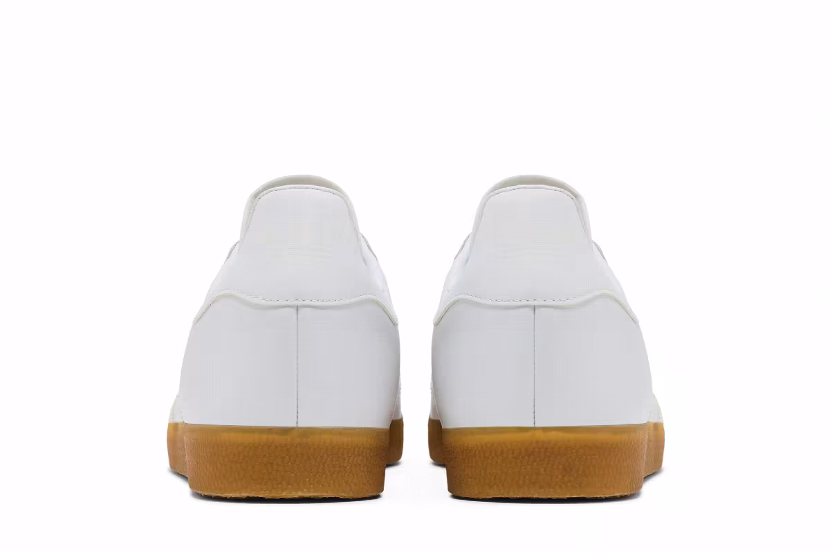 adidas Gazelle White Leather Gum, view 7