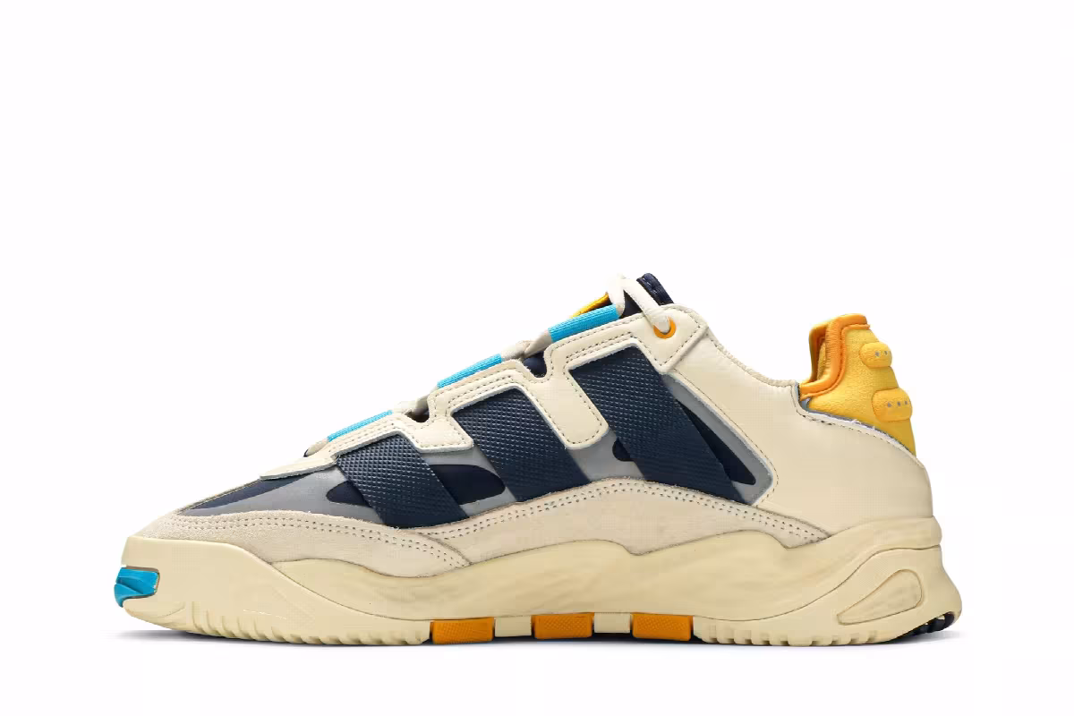 adidas Niteball Cream White Cyan, view 4