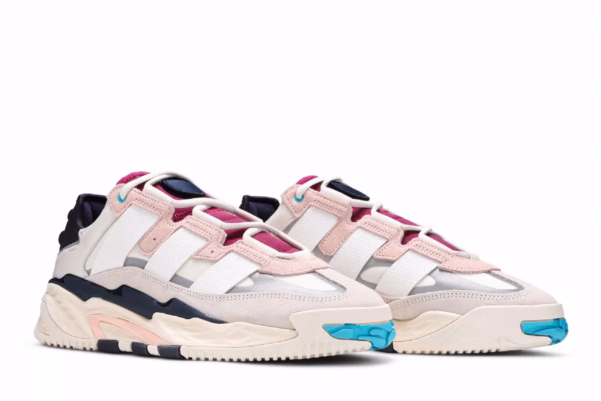 adidas Niteball Cream White Pink Tint, view 9