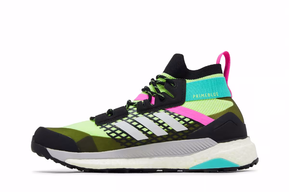 adidas Terrex Free Hiker Primeblue Hi-Res Yellow Black, view 4