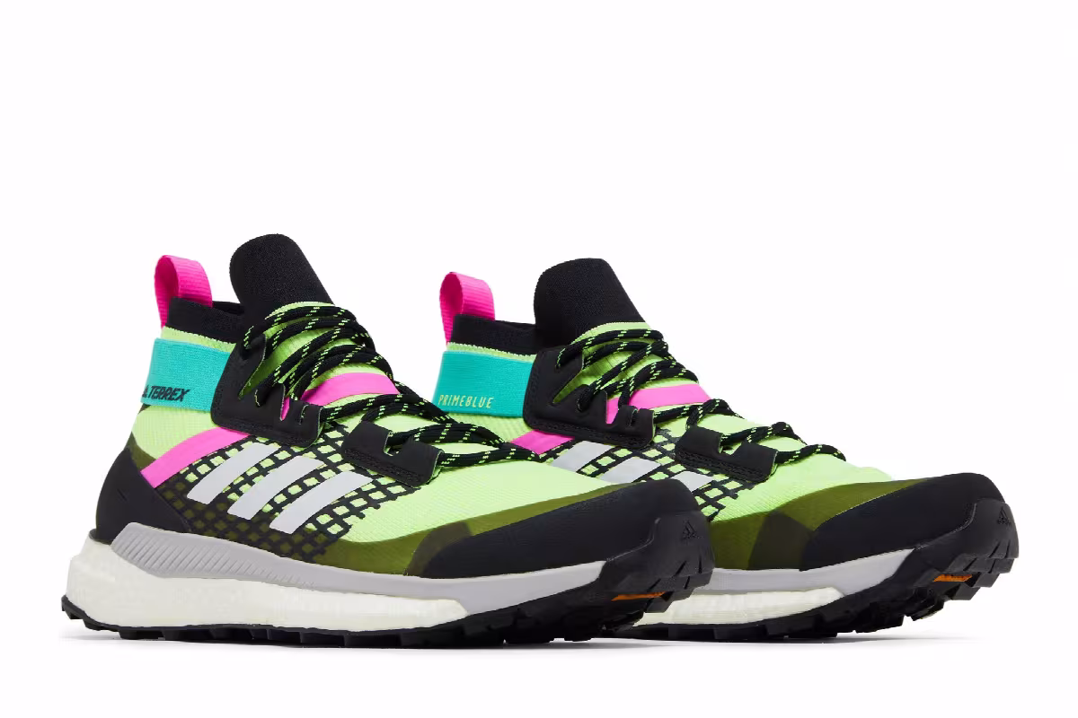adidas Terrex Free Hiker Primeblue Hi-Res Yellow Black, view 9