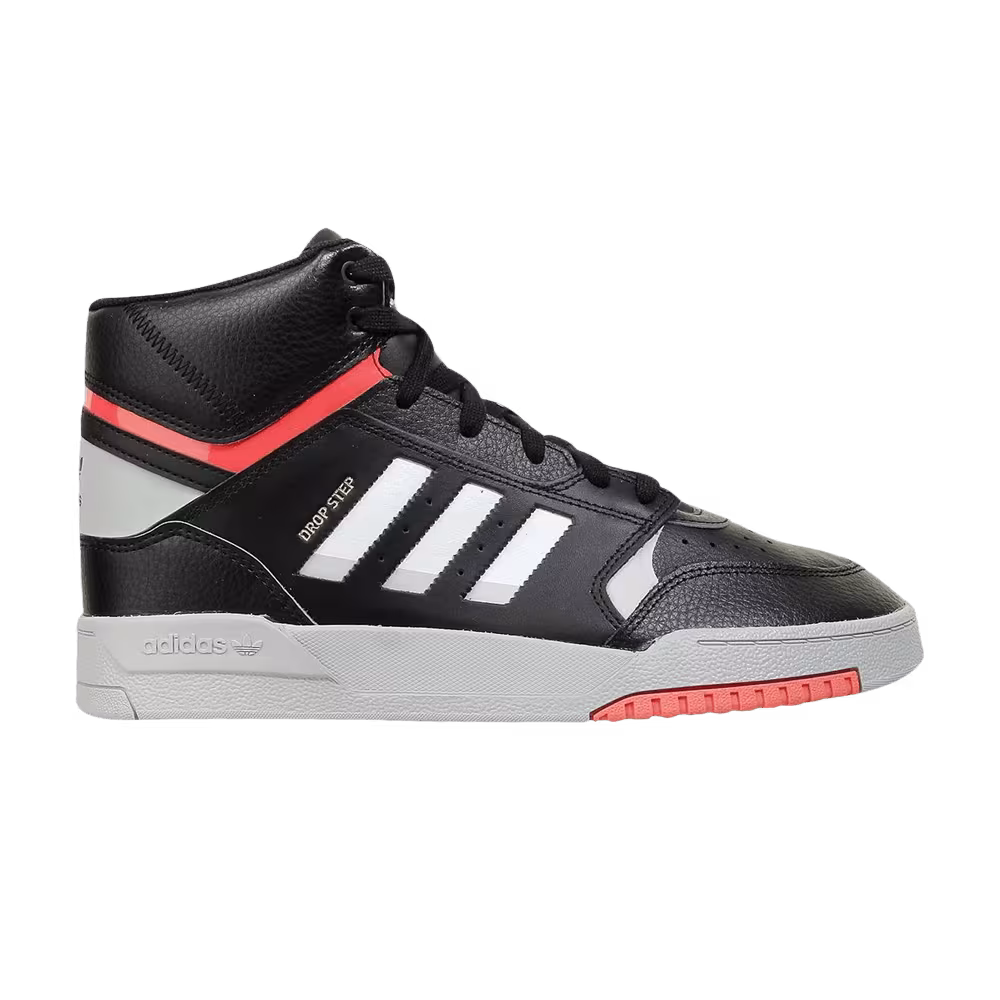 Adidas Drop Step Black Light Granite Solar Red