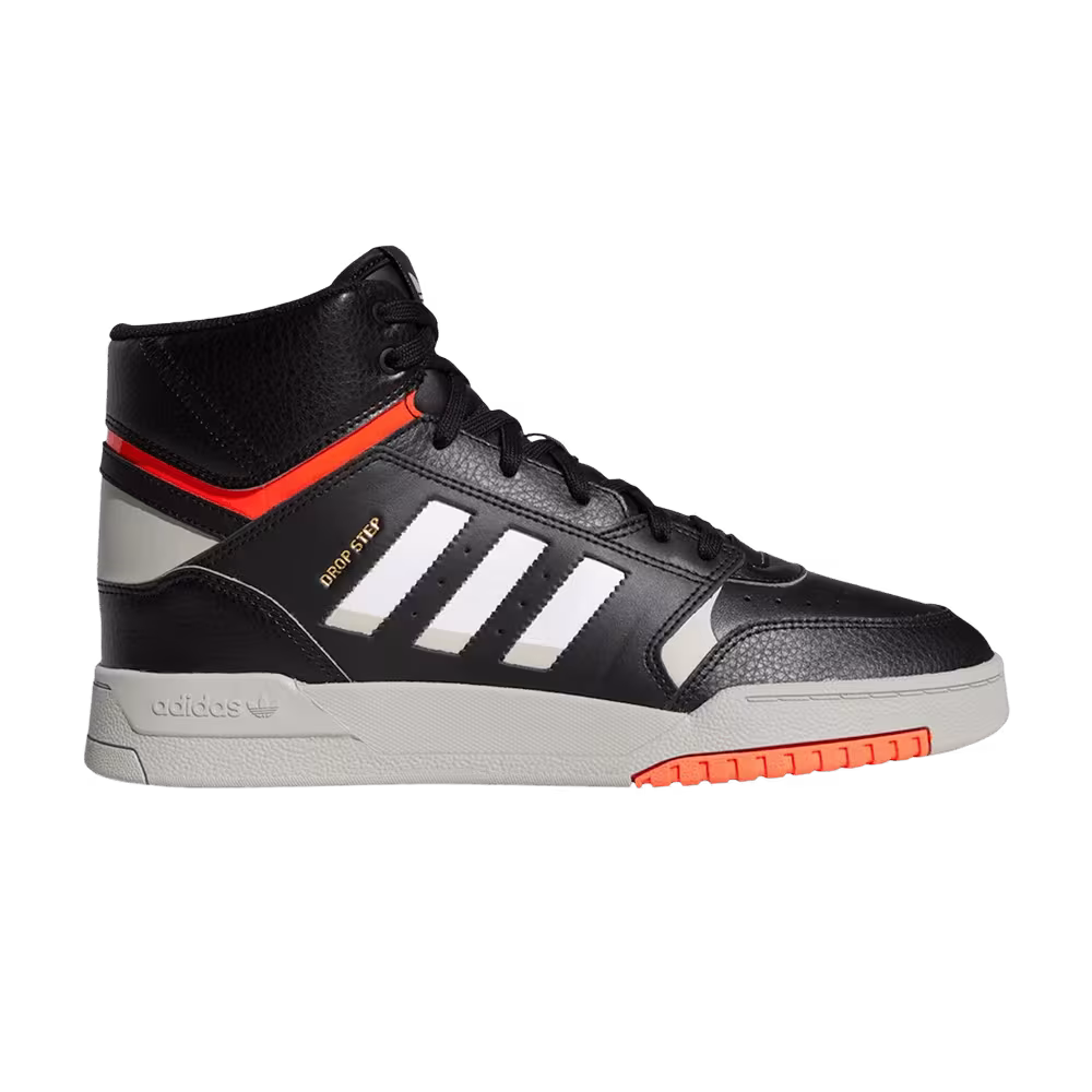 Adidas Drop Step Black Solar Red