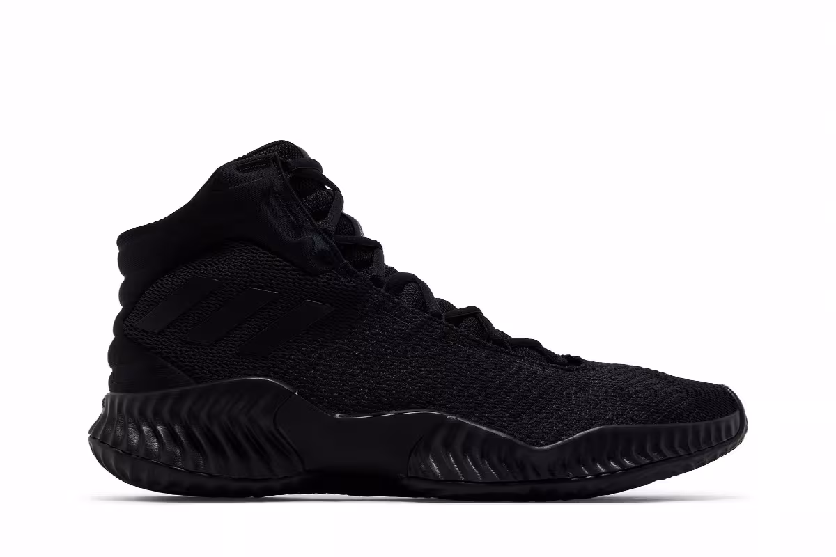 adidas Pro Bounce 2018 Triple Black, view 2