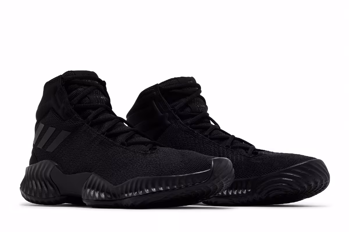 adidas Pro Bounce 2018 Triple Black, view 9