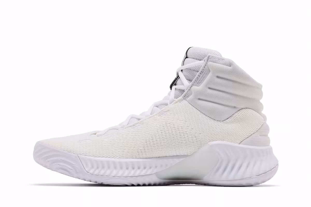 adidas Pro Bounce 2018 White Black, view 4