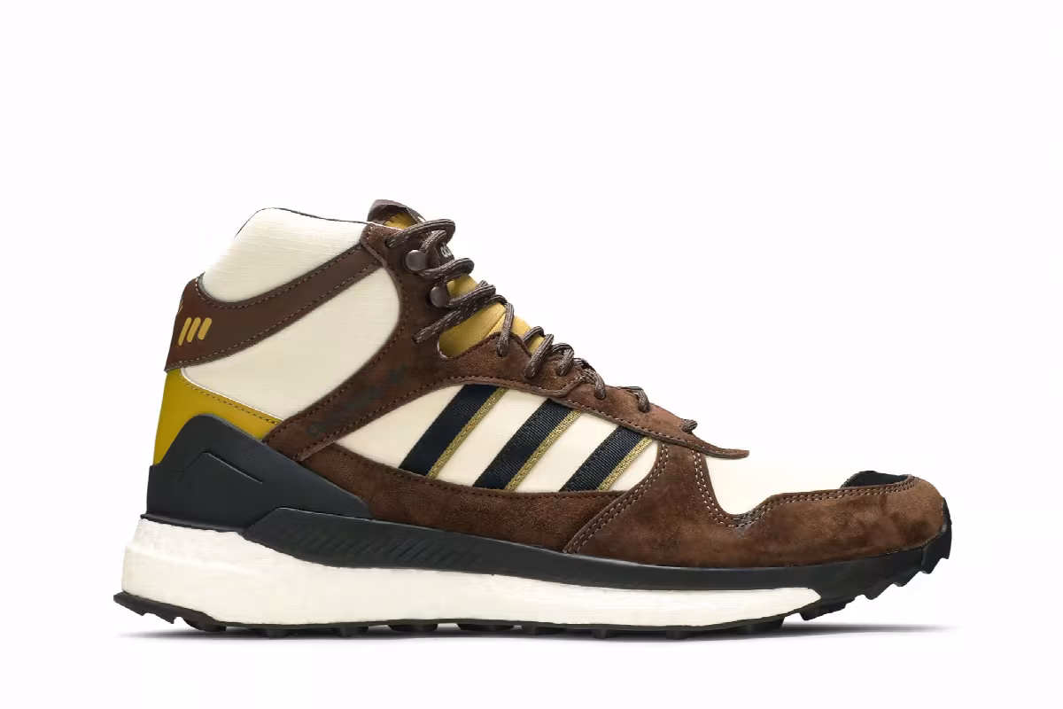 Human Made x adidas Marathon Free Hiker Khaki Brown, view 2