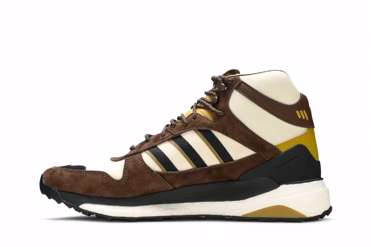 Human Made x adidas Marathon Free Hiker Khaki Brown, view 4