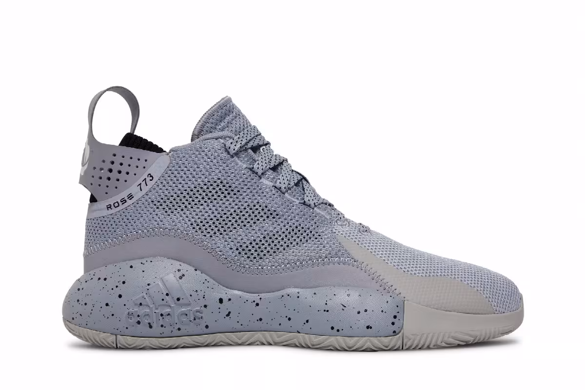 Adidas D Rose 773 2020 Halo Silver, view 2