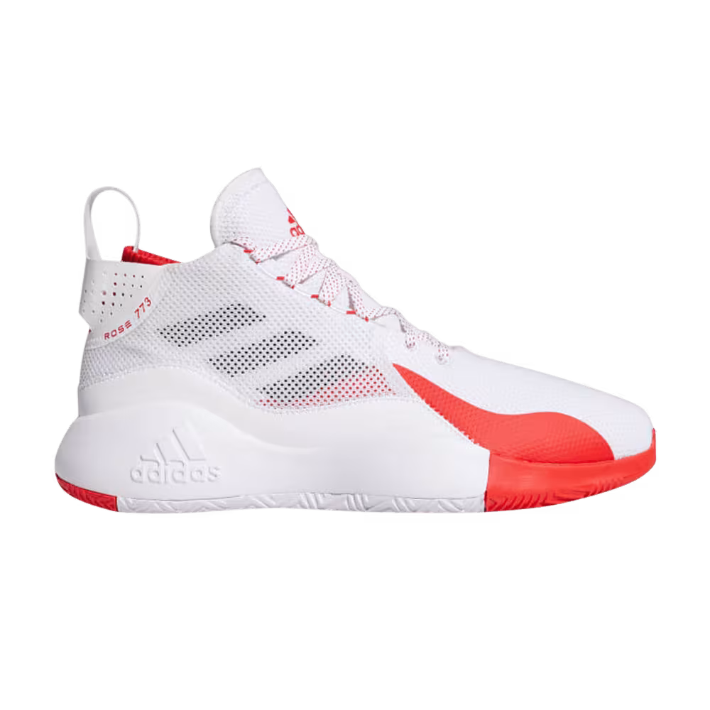 Adidas D Rose 773 2020 White Vivid Red
