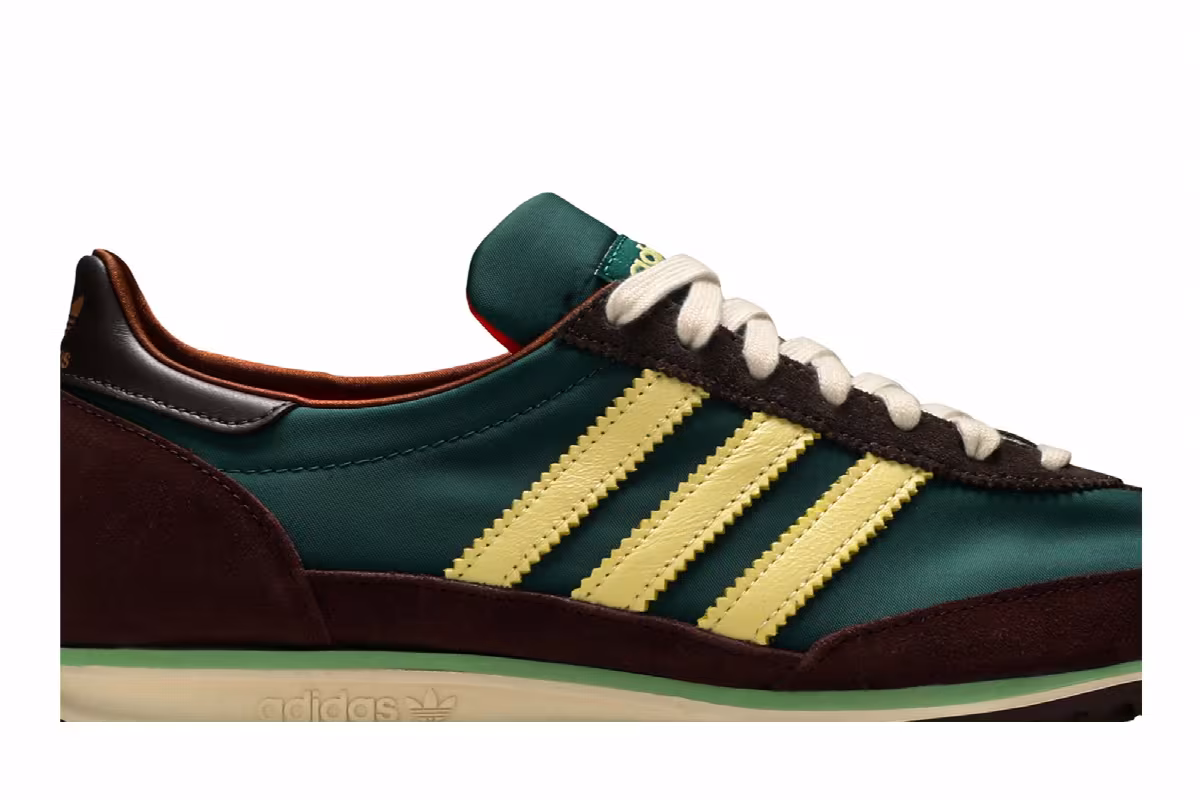 Wales Bonner x adidas SL72 Hemp Maroon, view 3