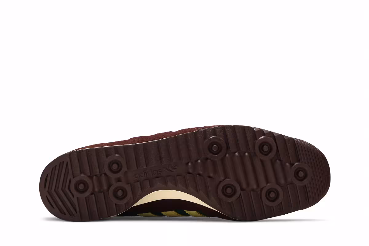 Wales Bonner x adidas SL72 Hemp Maroon, view 5