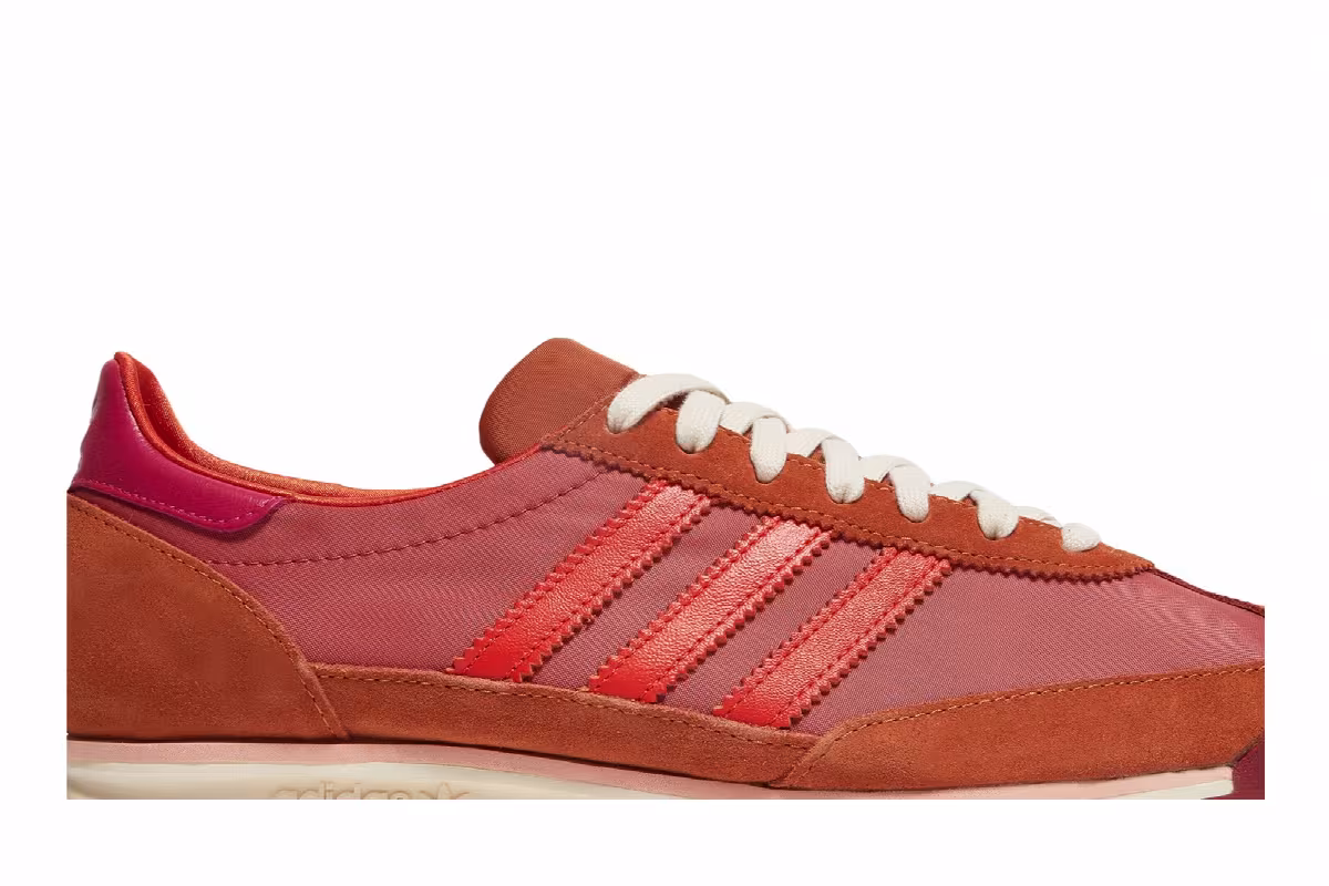Wales Bonner x adidas SL72 Trace Pink Maroon, view 3