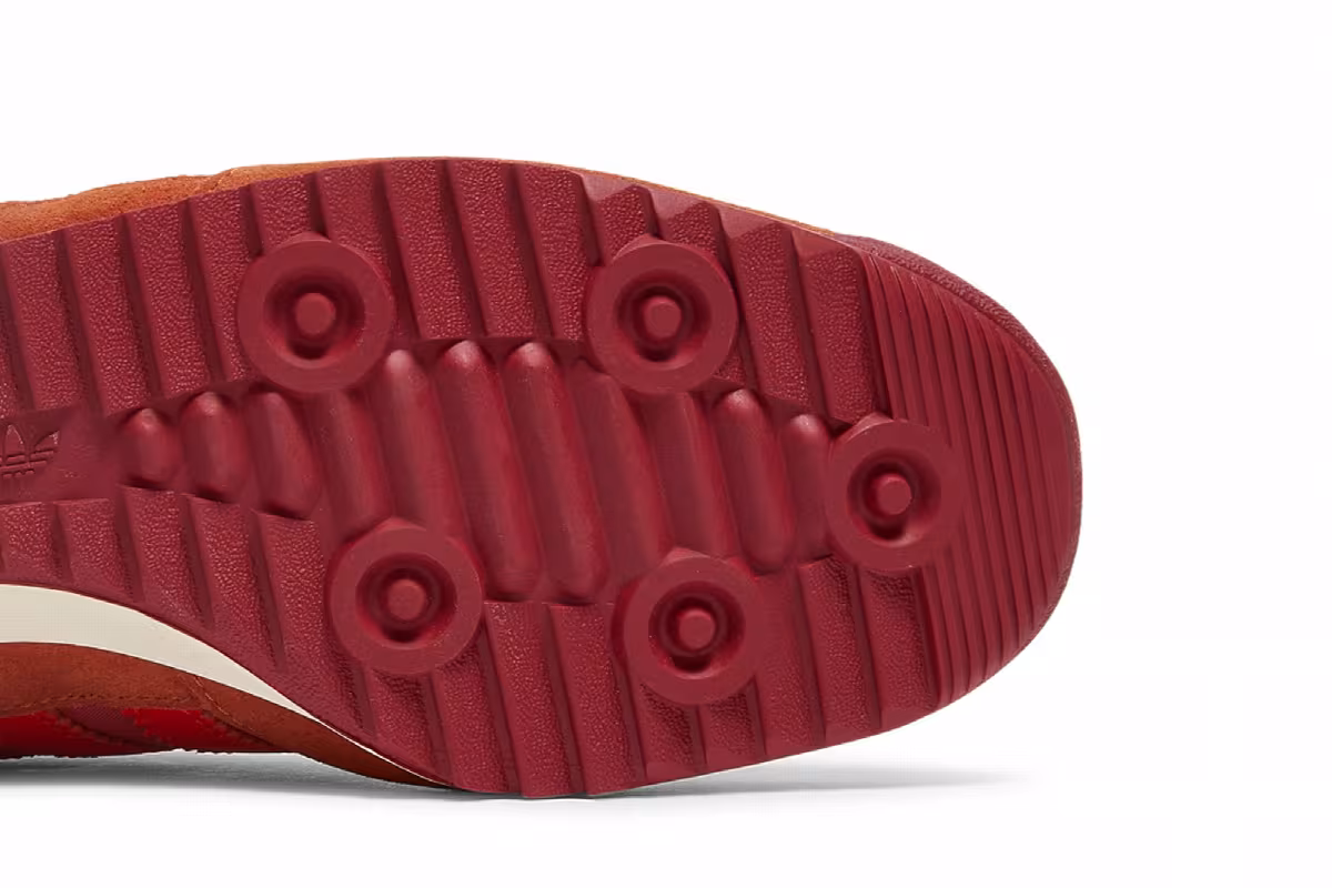 Wales Bonner x adidas SL72 Trace Pink Maroon, view 6
